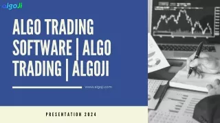 algo trading software | algo trading | Algoji