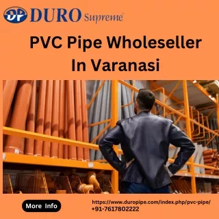 Best PVC Pipe In Varanasi | DuroPipe