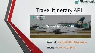 Travel Itinerary API