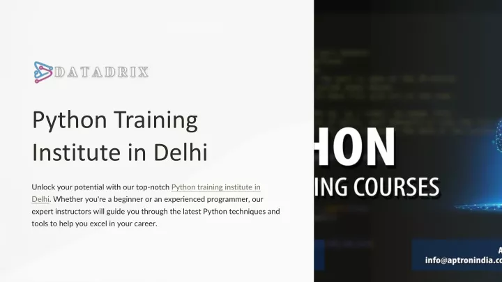 python training institute in delhi