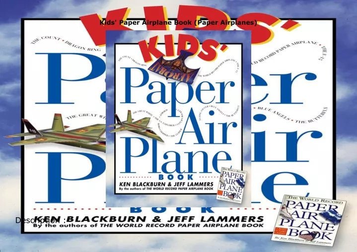 kids paper airplane book paper airplanes