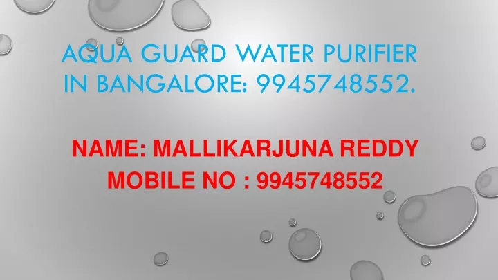 aqua guard water purifier in bangalore 9945748552