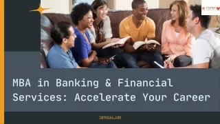 MBA in Banking & Financial Services Accelerate Your Career