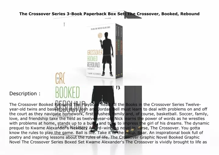 the crossover series 3 book paperback
