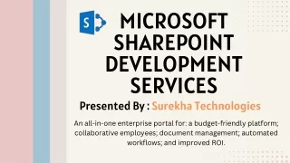 Microsoft SharePoint Development Services