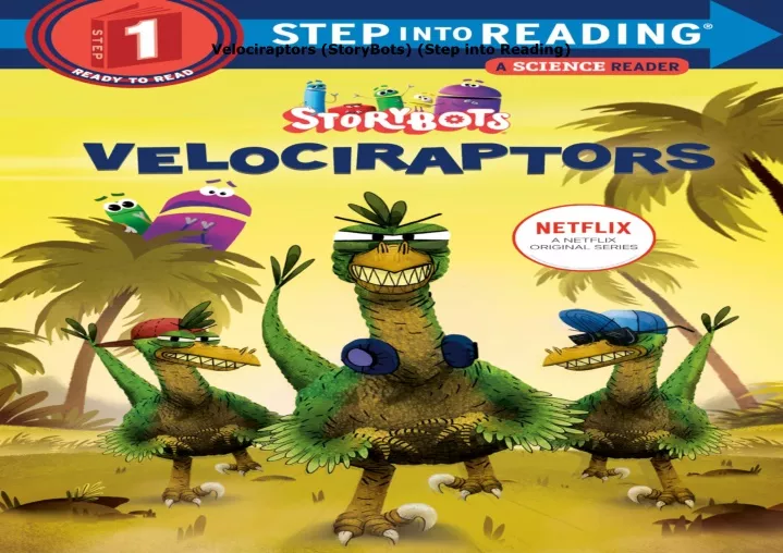 velociraptors storybots step into reading