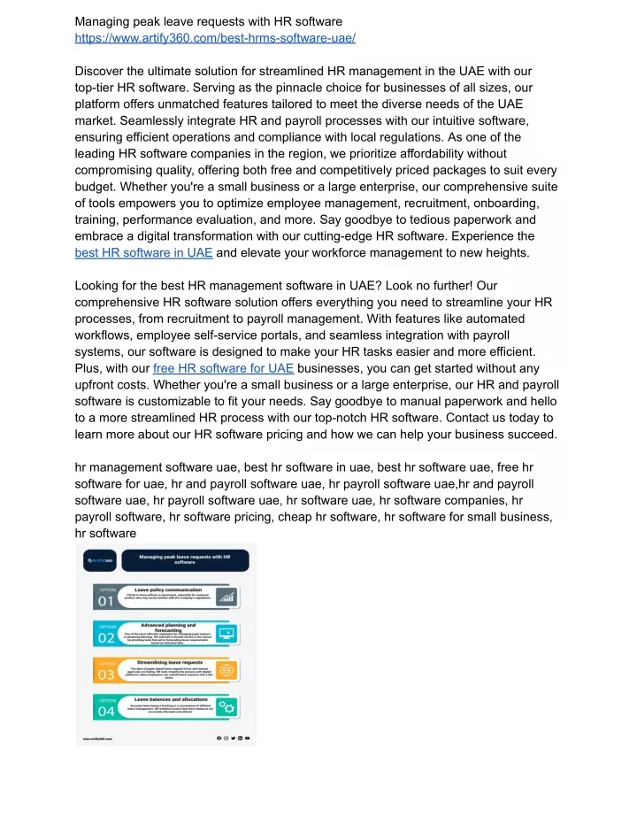 managing peak leave requests with hr software