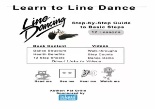 ❤ PDF/READ ⚡/DOWNLOAD  Learn to Line Dance: Step-by-Step Guide to