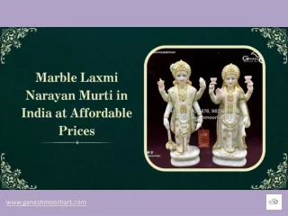 Marble Laxmi Narayan Murti in India at Affordable Prices