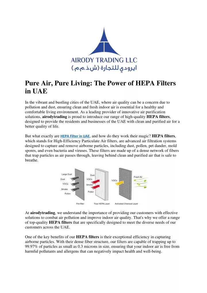 pure air pure living the power of hepa filters