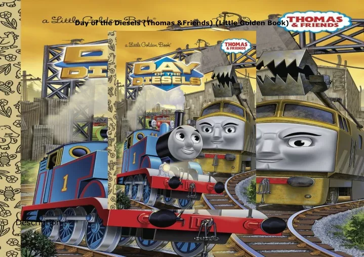 day of the diesels thomas friends little golden