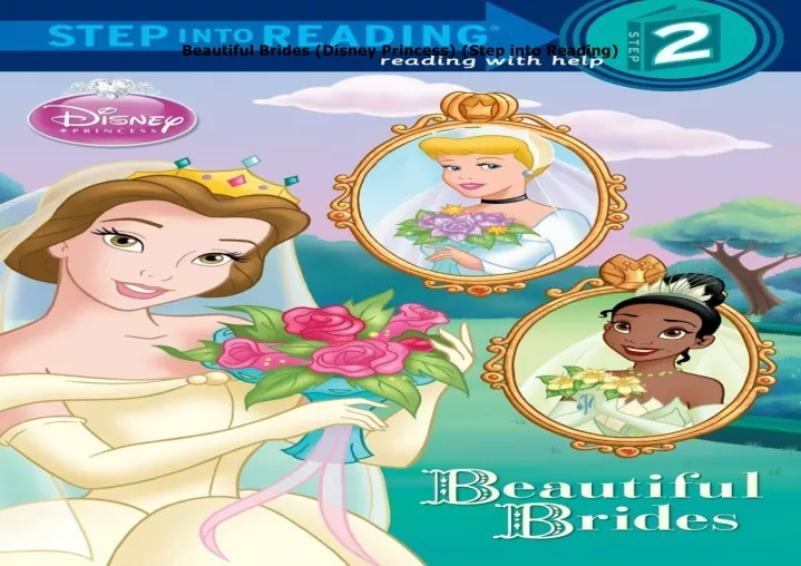 beautiful brides disney princess step into reading