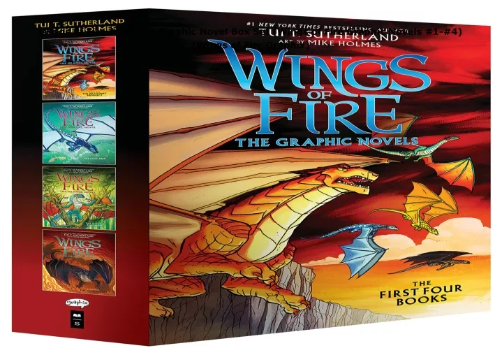 wings of fire 1 4 a graphic novel box set wings
