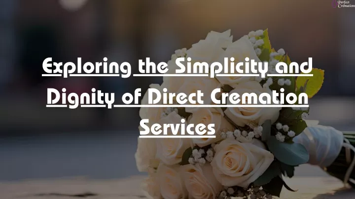 exploring the simplicity and dignity of direct