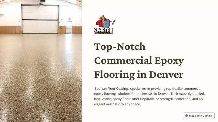 top notch commercial epoxy flooring in denver