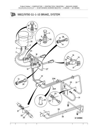 JCB 3CXSM BACKOHE LOADER Parts Catalogue Manual (Serial Number 00430001-00459999)