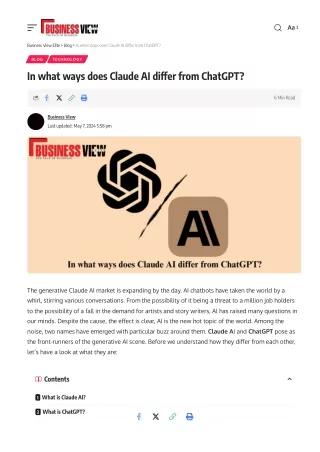 In what ways does Claude AI differ from ChatGPT