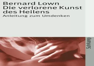 Read  [PDF]  Die verlorene Kunst des Heilens.