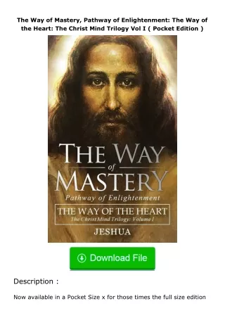 (❤️pdf)full✔download The Way of Mastery, Pathway of Enlightenment: The Way of