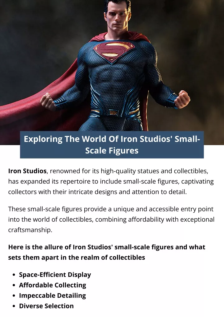 exploring the world of iron studios small scale