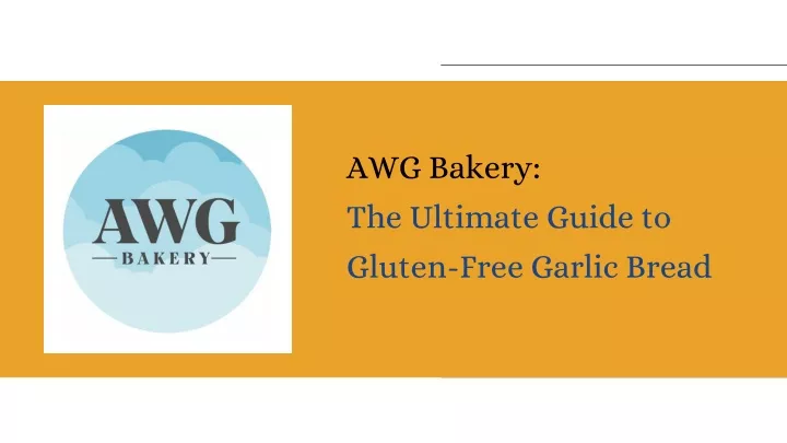awg bakery the ultimate guide to gluten free