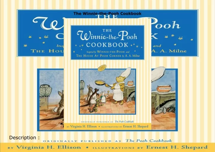 the winnie the pooh cookbook