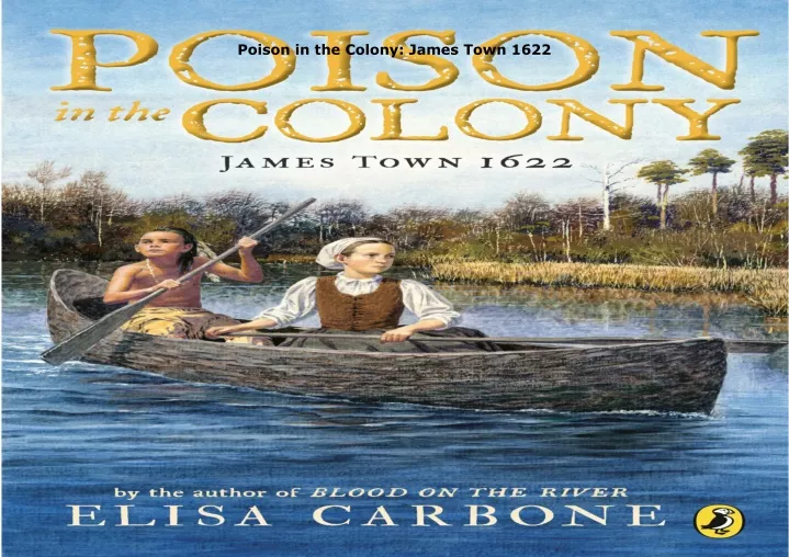 poison in the colony james town 1622
