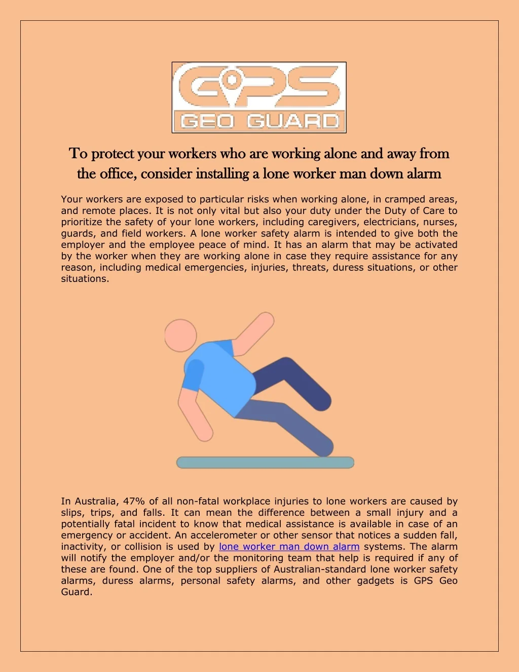 PPT - To protect your workers who are working alone and away from the ...