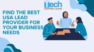 Find the Best USA Lead Provider for Your Business Needs