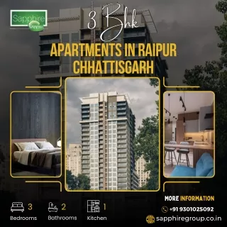 3 BHK Apartments in Raipur Chhattisgarh 741