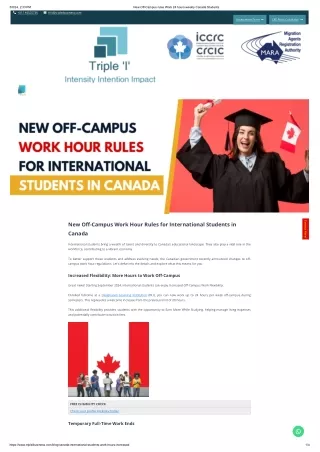 Work Experience in Canada for International Students