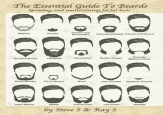 [READ DOWNLOAD]  The Essential Guide to Beards: Growing and maint