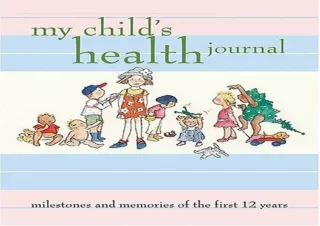 get [PDF] Download My Child's Health Journal