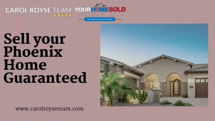 sell your phoenix home guaranteed