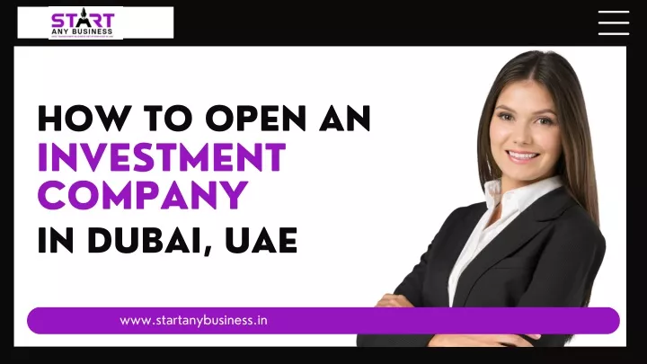 how to open an investment company in dubai uae