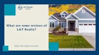 What are some reviews of L&T Realty