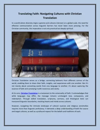 Christian Translation