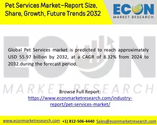 pet services market report size share growth