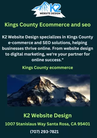 Kings County ecommerce and seo
