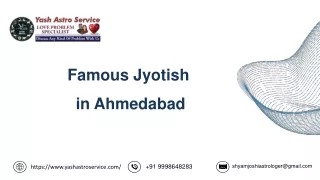 Famous Jyotish in Ahmedabad