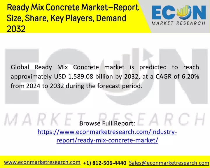 ready mix concrete market report size share