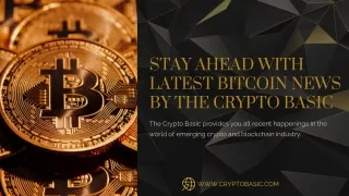 Latest Bitcoin News | The Crypto Basic