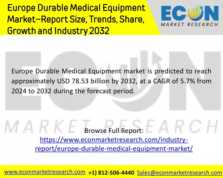 europe durable medical equipment market report