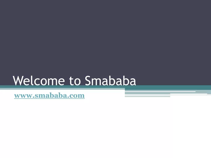 welcome to smababa