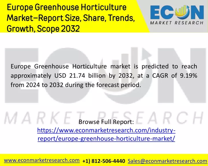 europe greenhouse horticulture market report size