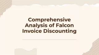 Falcon Invoice Discounting: Secure Your Flight to Savings