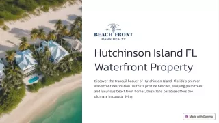 Best Hutchinson Island FL Waterfront Property