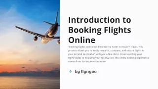 What is the Process of Booking a Flight Online?