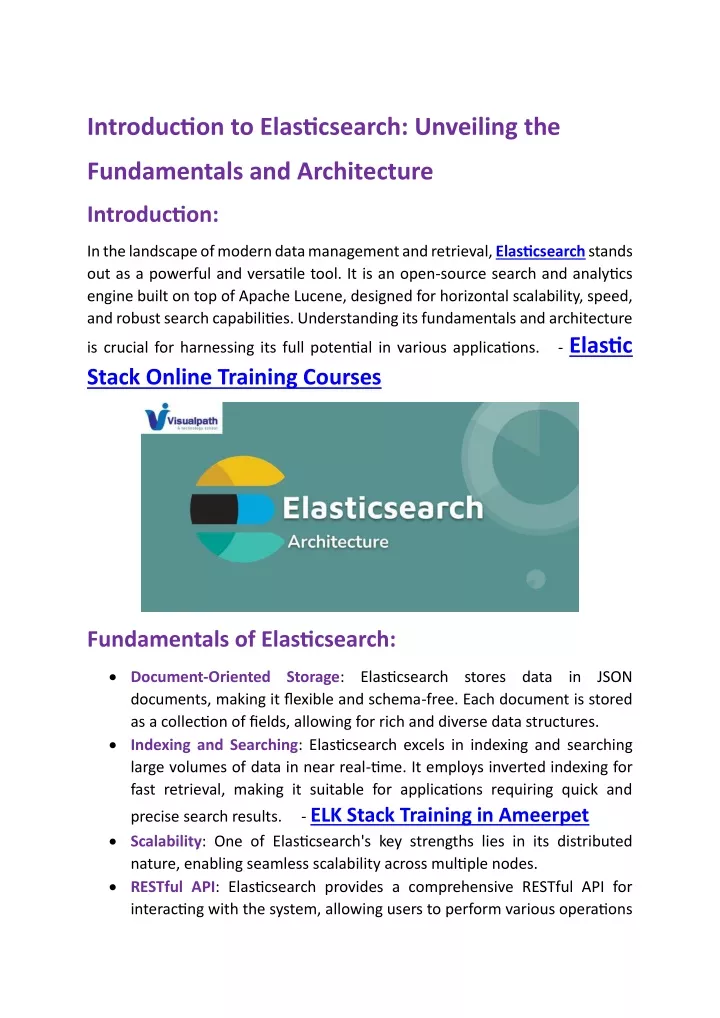 introduction to elasticsearch unveiling the