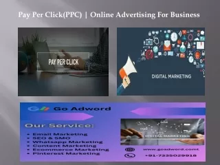 Pay Per Click(PPC) | Online Advertising For Business